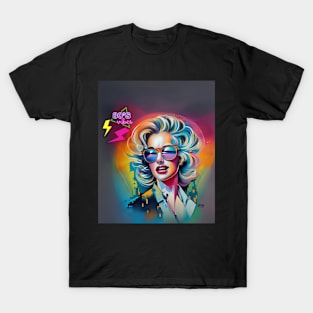 Retro '80s Graffiti Art: Vintage Design Vibes T-Shirt